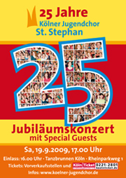 25 Jahre Kölner Jugendchor St. Stephan