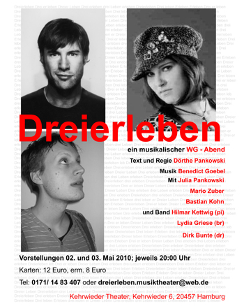 StagePooler zu sehen in "Dreierleben: ein musikalischer WG - Abend"