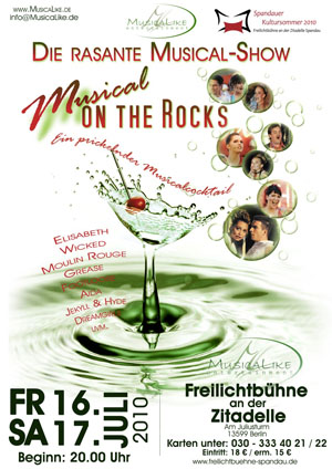 Open Air - Show in Berlin - "Musical on the Rocks"