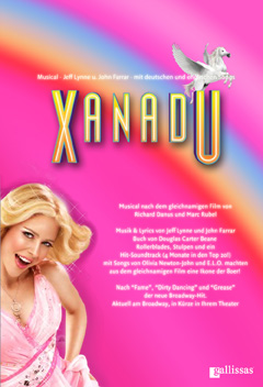 Deutsche Erstaufführung des Broadway-Musicals XANADU 